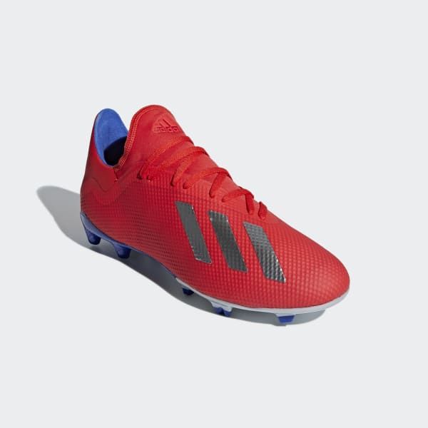adidas X 18.3 Firm Ground Boots - Red 