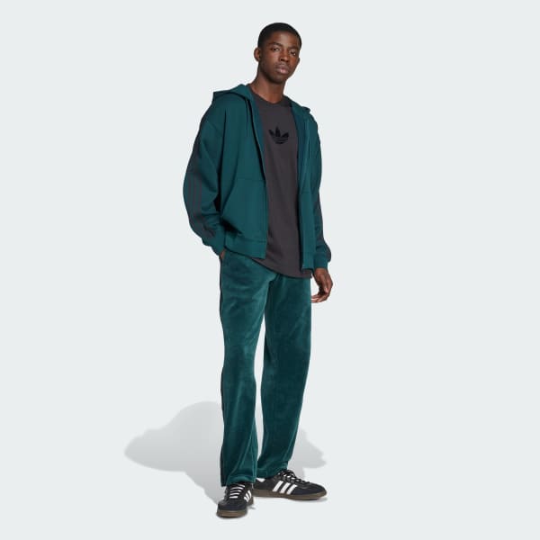 zelená Mikina adidas Adicolor Oversize Full-Zip