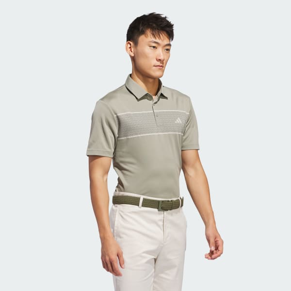 Green Chest Stripe Polo Shirt