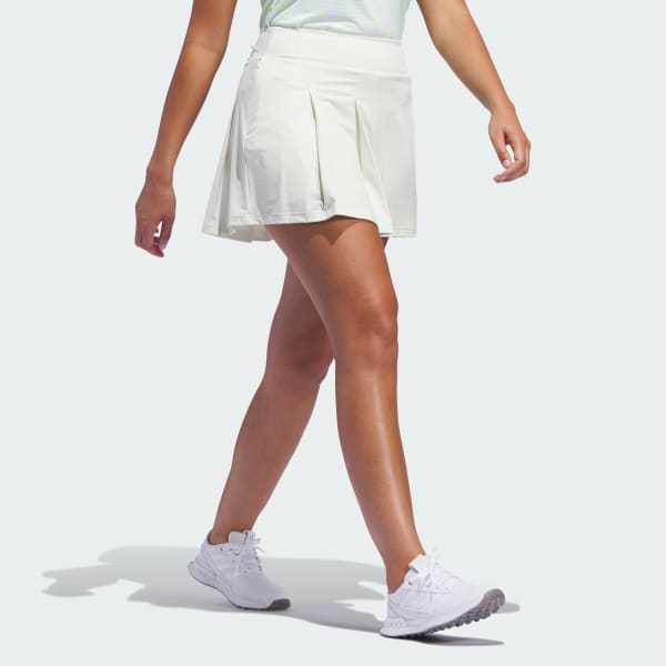 adidas Ultimate365 Tour Pleated Skort - Beige | Free Shipping with ...