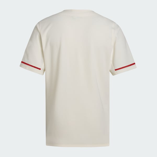adidas Nebraska Full-Button Jersey - White | Free Shipping adidas Nebraska Full-Button Jersey - White | Free Shipping