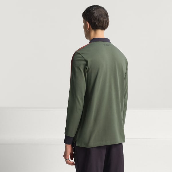 Green FC Bayern Terrace Icons Long Sleeve 폴로 셔츠