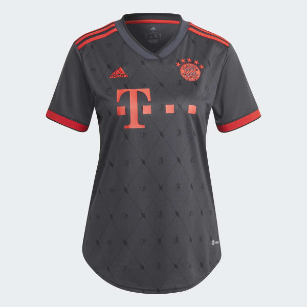 Grijs FC Bayern München 22/23 Derde Shirt WK086