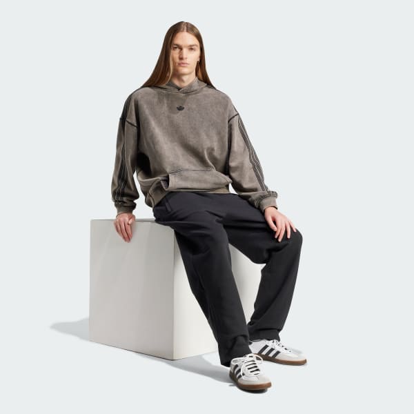 Zwart Premium Essentials Open Hem Broek