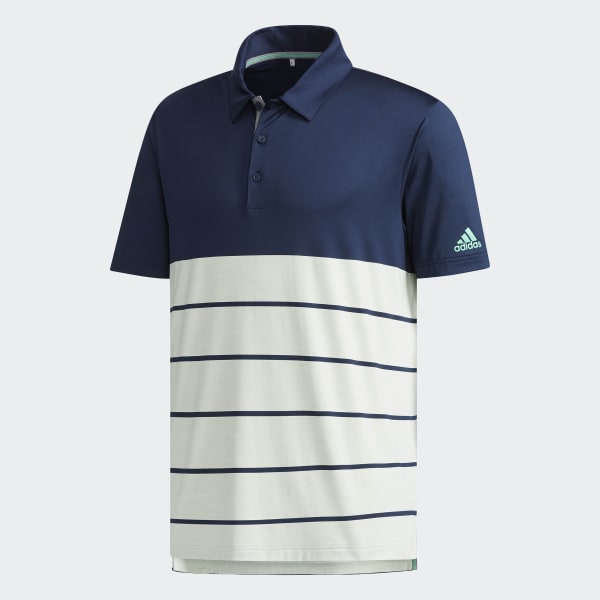 adidas heather block polo