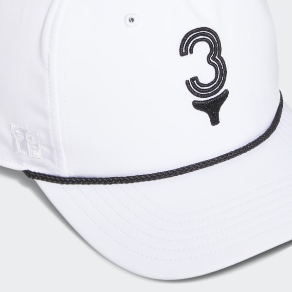 White Tee Time 5-Panel Hat P4469