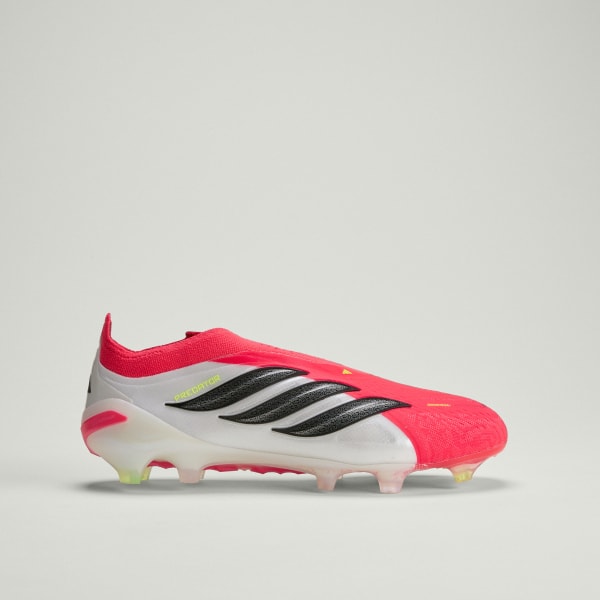 Rosso Scarpe da calcio Predator Elite Laceless Firm Ground