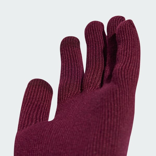 Weinrot Adicolor Smartphone Handschuhe