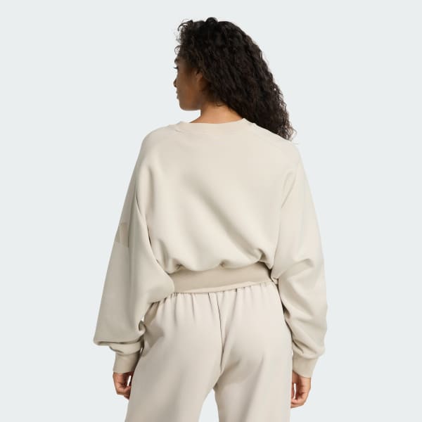 Bege Sweatshirt Larga Soft Lux