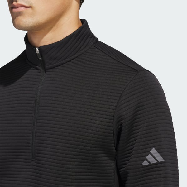 adidas Ultimat365 DWR Textured Quarter-Zip Pullover - Black adidas Ultimat365 DWR Textured Quarter-Zip Pullover - Black