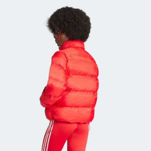 Rood Adicolor Short Puffer Jack