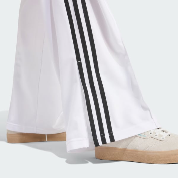 adidas Adicolor Firebird Loose Track Pants - White | Free