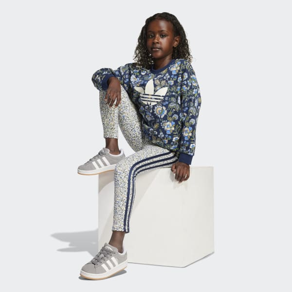 adidas Originals X Liberty London Crew Leggings Set Kids