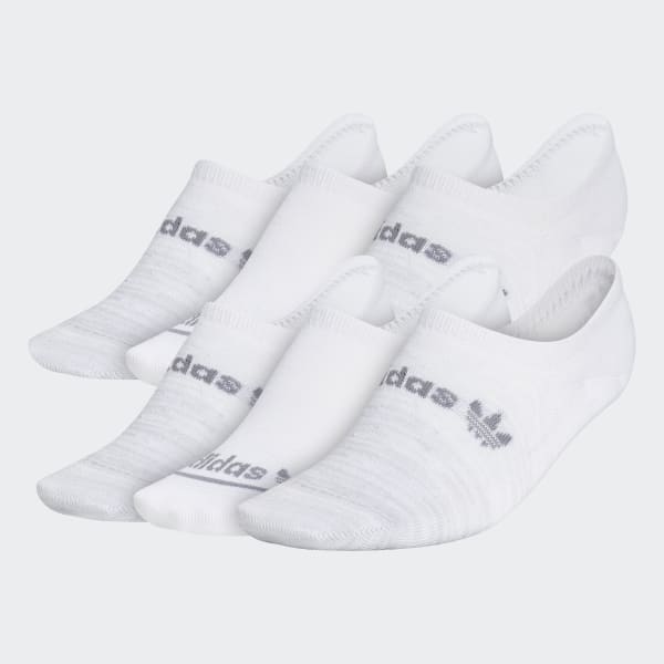 White Superlite Gradient Super-No-Show Socks 6 Pairs HJQ07A