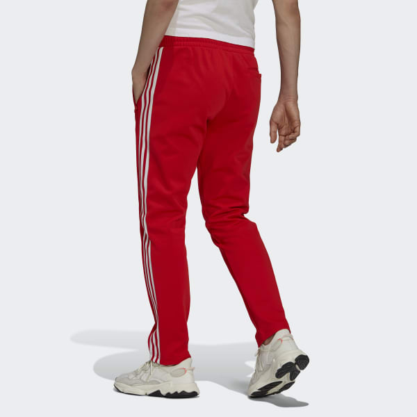 adidas Adicolor Classics Beckenbauer Primeblue Track Pants - Red | Men ...