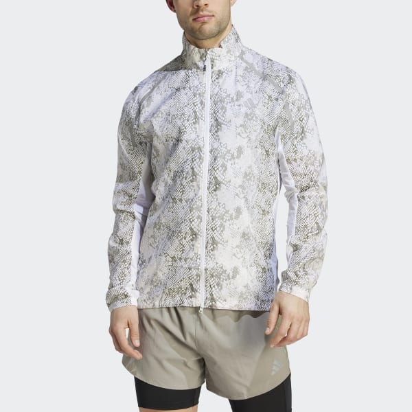 Adidas allover print windbreaker shop