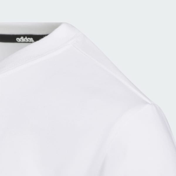ホワイト キッズ エッセンシャルズ プラス レギュラーフィット ビッグロゴ 長袖Tシャツ