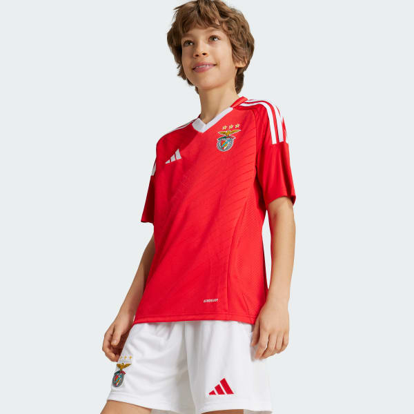 Wit Benfica 24/25 Thuisshort Kids