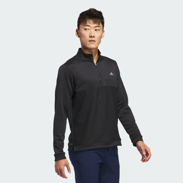 Schwarz Ultimate365 Textured Quarter-Zip Oberteil