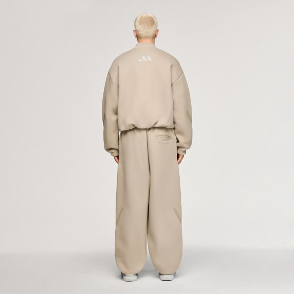 Μπεζ Πλεκτό παντελόνι adidas x entire studios Z.N.E. Uniform