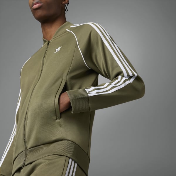 | Track US Jacket - adidas adidas SST Men\'s Classics Adicolor Green | Lifestyle