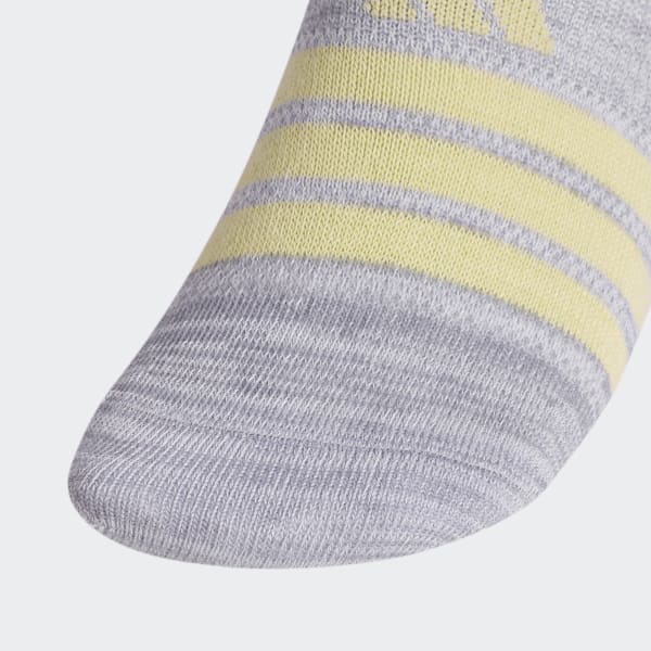 adidas Superlite Super No Show Socks 6 Pairs Grey Women s
