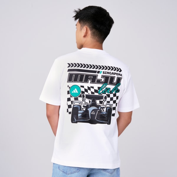 adidas MAJU-LAH MOTORSPORTS TEE - White | adidas Singapore