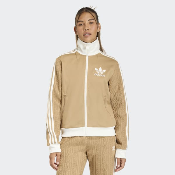 トップス adidas originals CIRANDEIRA TRACK TOP ADIDAS ORIGINALS KNIT CLASSIC TRACKTOP - Wit | adidas Officiële Shop