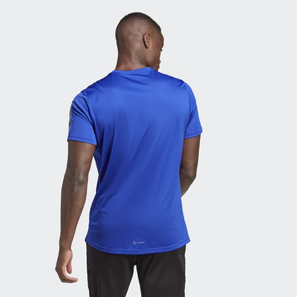 adidas OWN THE RUN TEE - Blue