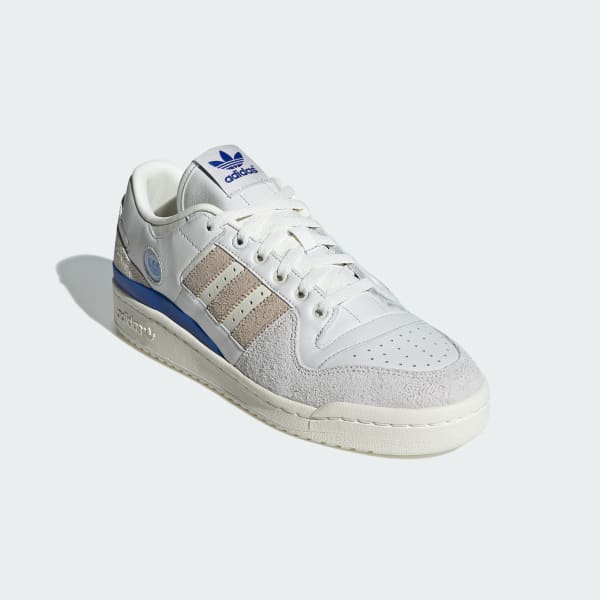 White Forum 84 Low Trainers