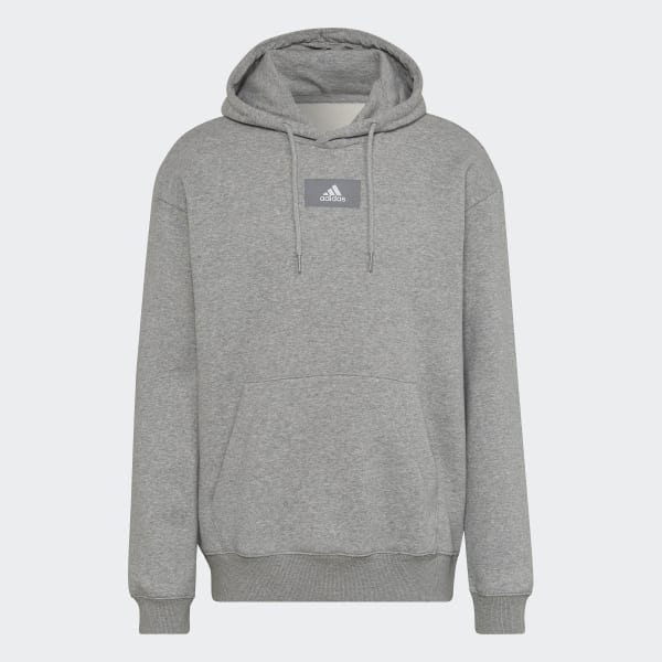 Cinzento Camisola com Capuz em Fleece de Algodão FeelVivid Essentials