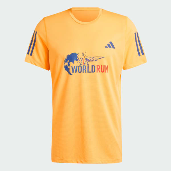 Laranja Camiseta Wings for Life World Run