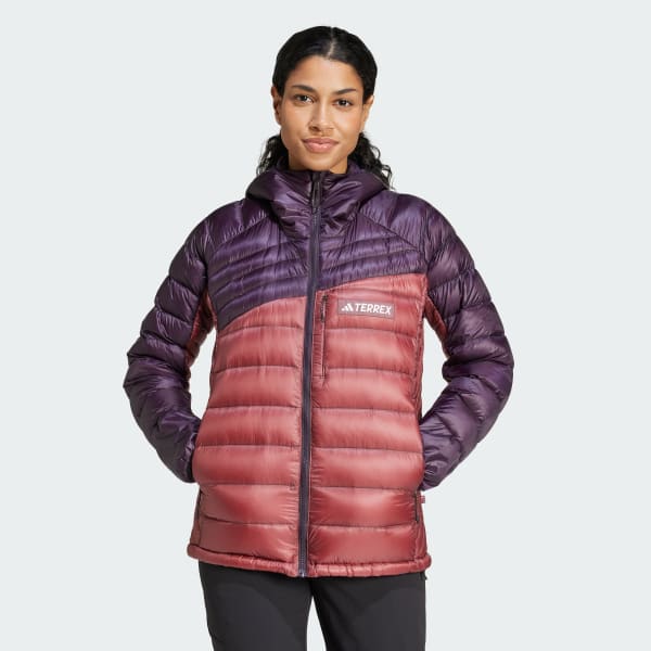Μωβ Terrex Xperior Cold.Rdy Down Hooded Jacket