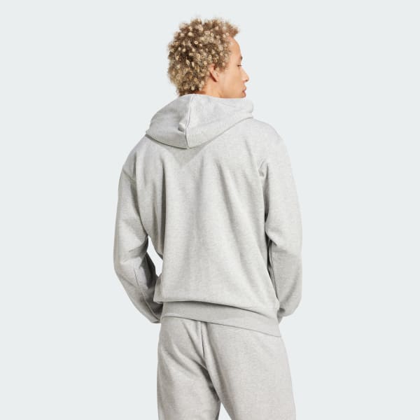 Plomo Buzo con Capucha Essentials Logo Grande Felpa Francesa