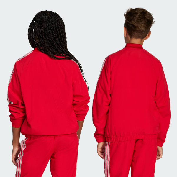 Red Loose Track Top