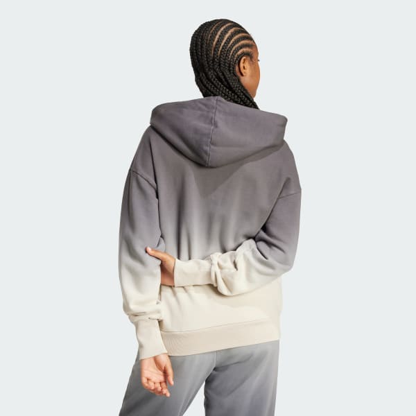 Beige Felpa con cappuccio ALL SZN Loose Dip-Dye