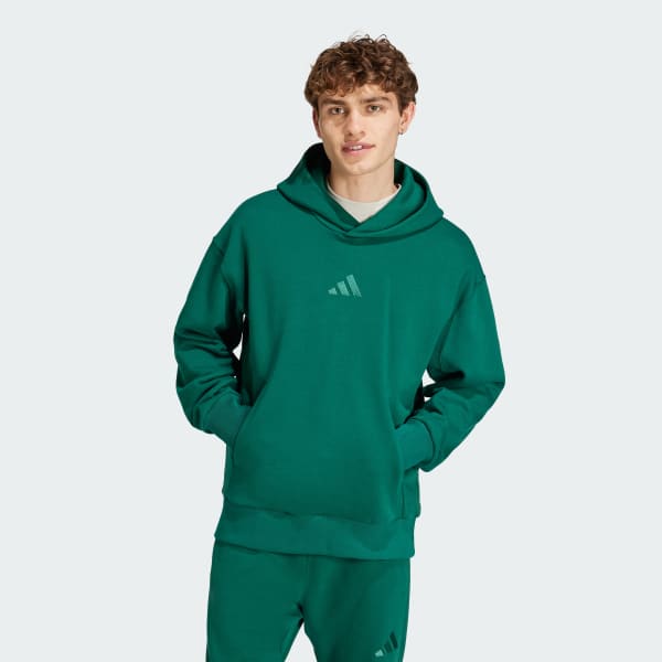 Green hoodie adidas on sale