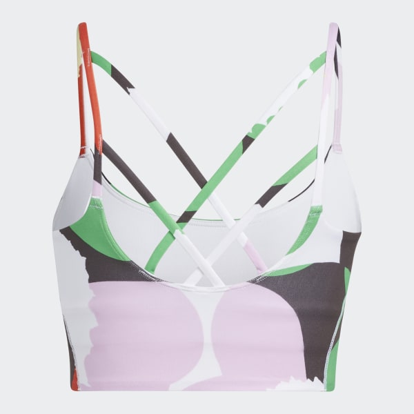 Turuncu adidas x Marimekko Light-Support Sporcu Sütyeni L6357