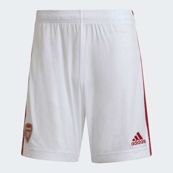 White Arsenal 21/22 Home Shorts JES07