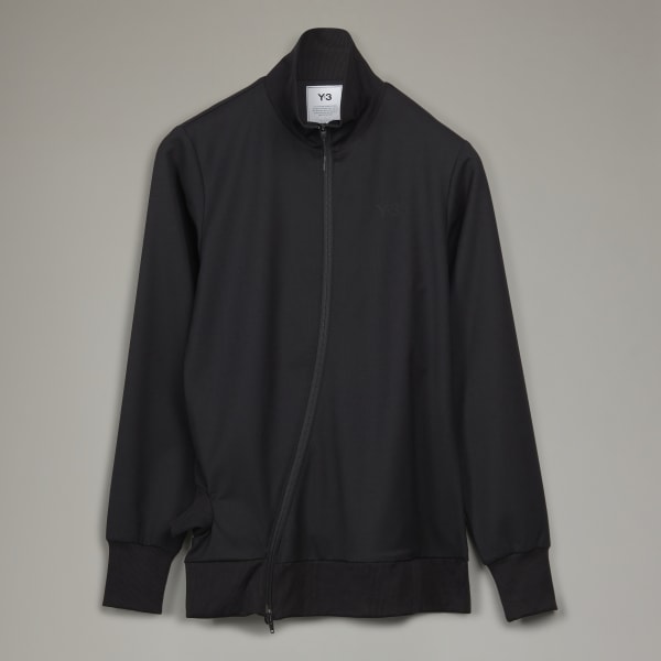 Czerń Classic Refined Wool Track Top QY489
