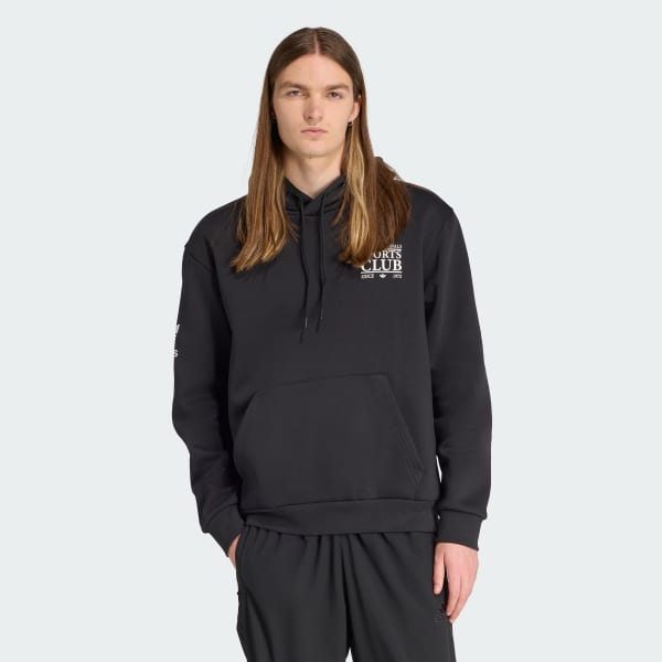 Black Graphic Hoodie