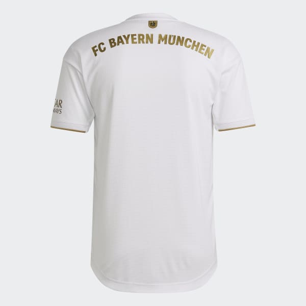 White FC Bayern 22/23 Away Authentic Jersey EBB23