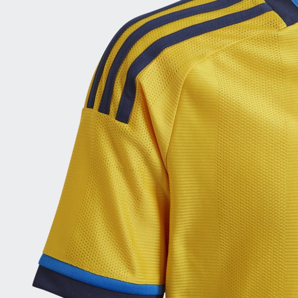 Gul Sweden 22 hjemmebanetrøje