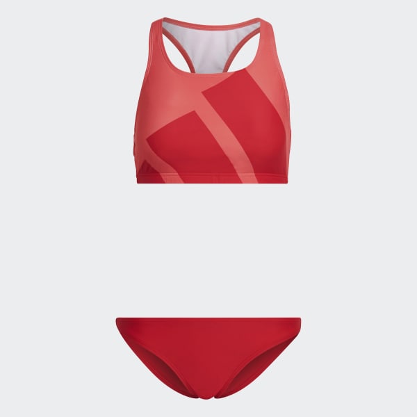 Red Big Logo Graphic Bikini II964