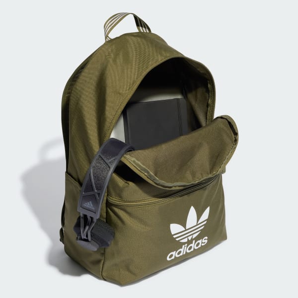 Khaki adidas backpack top