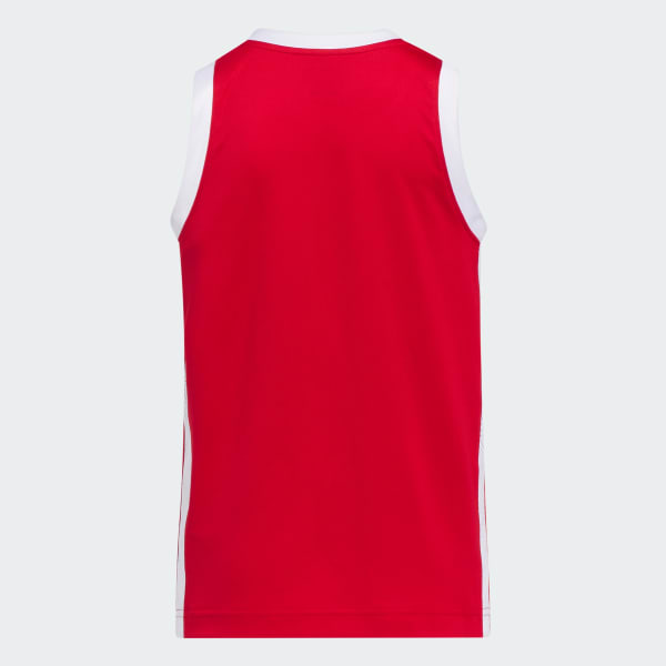 レッド バスケットボール ユース アイコン スクワッド AEROREADYジャージー