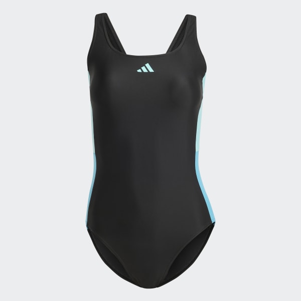 adidas Colourblock Swimsuit Black adidas India