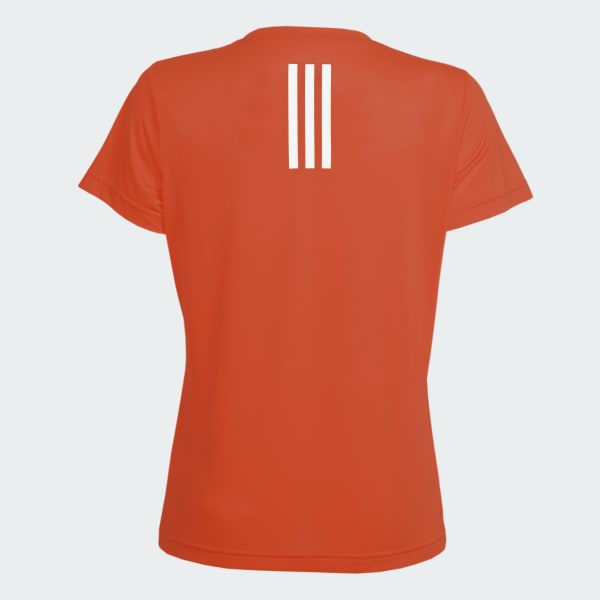 Laranja Camiseta Own The Run 3 Listras