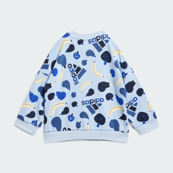 Azul Conjunto Essentials Allover Print (Bebé)