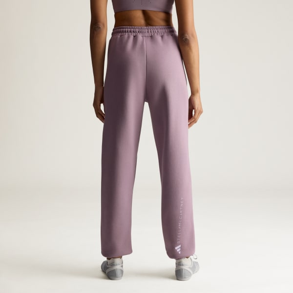 Pourpre Pantalon de survêtement ample adidas by Stella McCartney